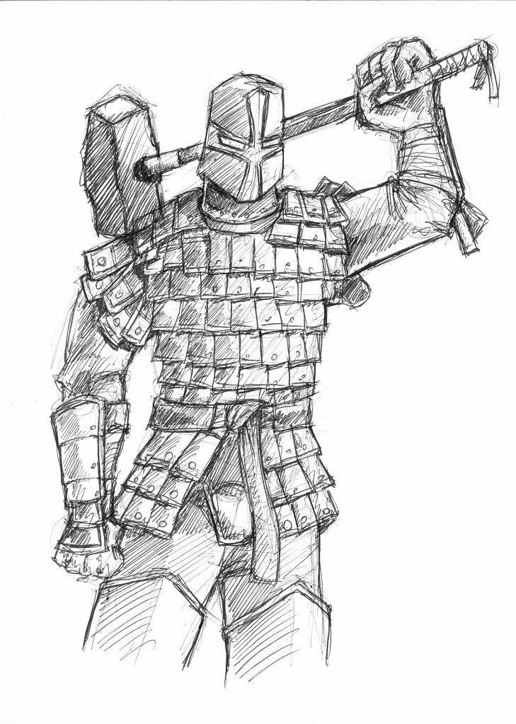 Lamellar Armored Knight